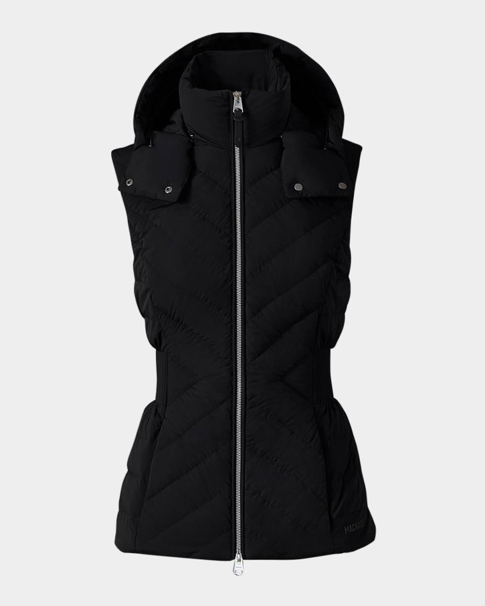 Hoshi Light Down Vest with Detachable Hood